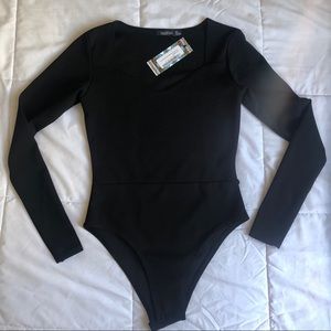Black Long Sleeve Body Suit